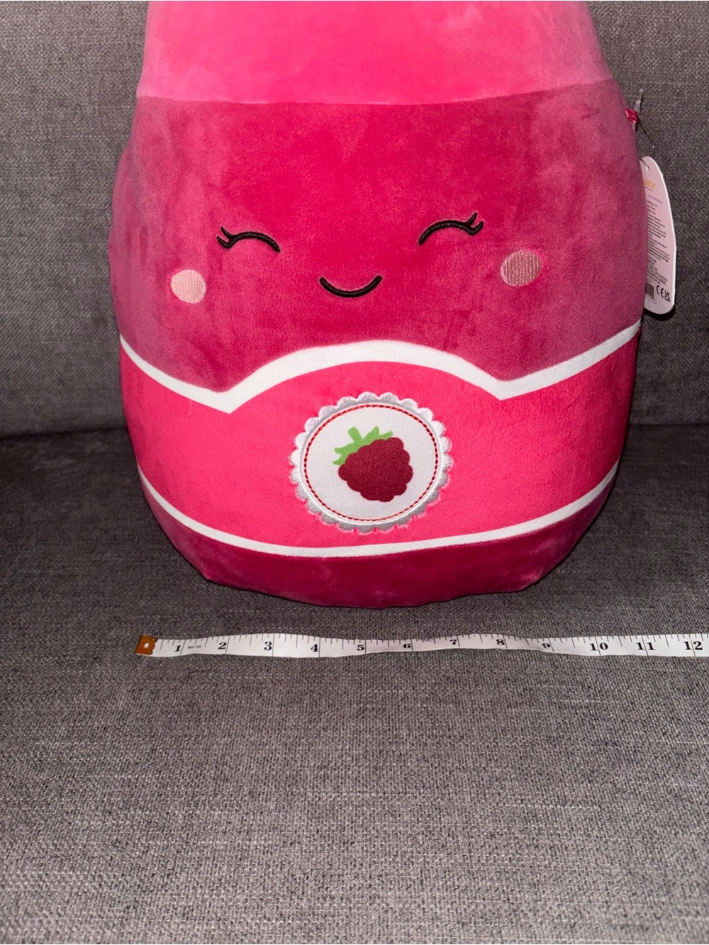🌸13” Pink Raspberry Squishmallow Plush - Roz - Picture 7 of 7